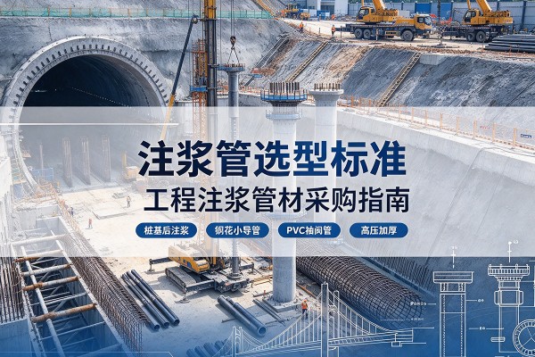 乐清注浆管选型标准