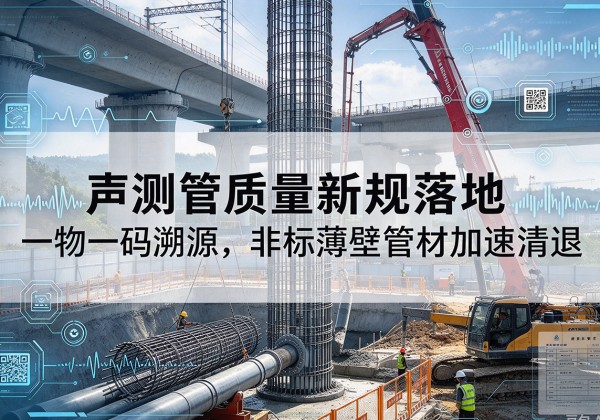 乐清声测管质量新规落地，一物一码溯源，非标薄壁管材加速清退