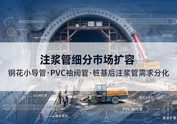 乐清注浆管细分市场扩容，隧道钢花小导管、PVC 袖阀管、桩基后注浆管需求分化